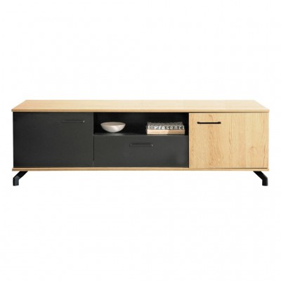 TV komoda MADISON ST-07 (Juoda/Dab biszkoptowy) 160 cmNAUJIENA